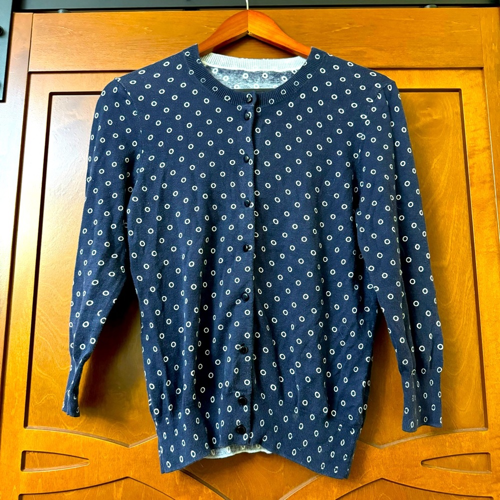 J. Crew 100% Cotton Button Up Cardigan